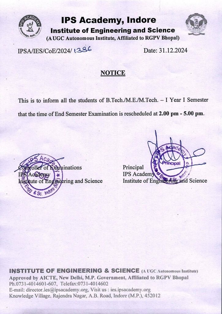 Exam Time Reschedule Notice_001