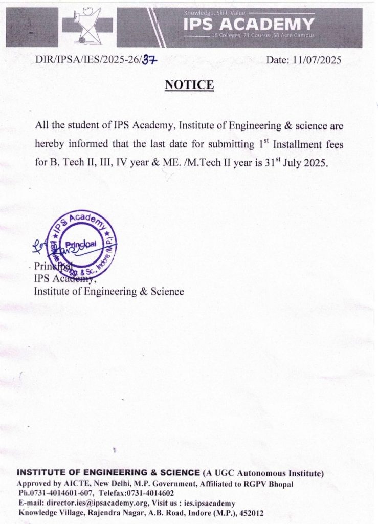 Fee Submition Last date Notice_001