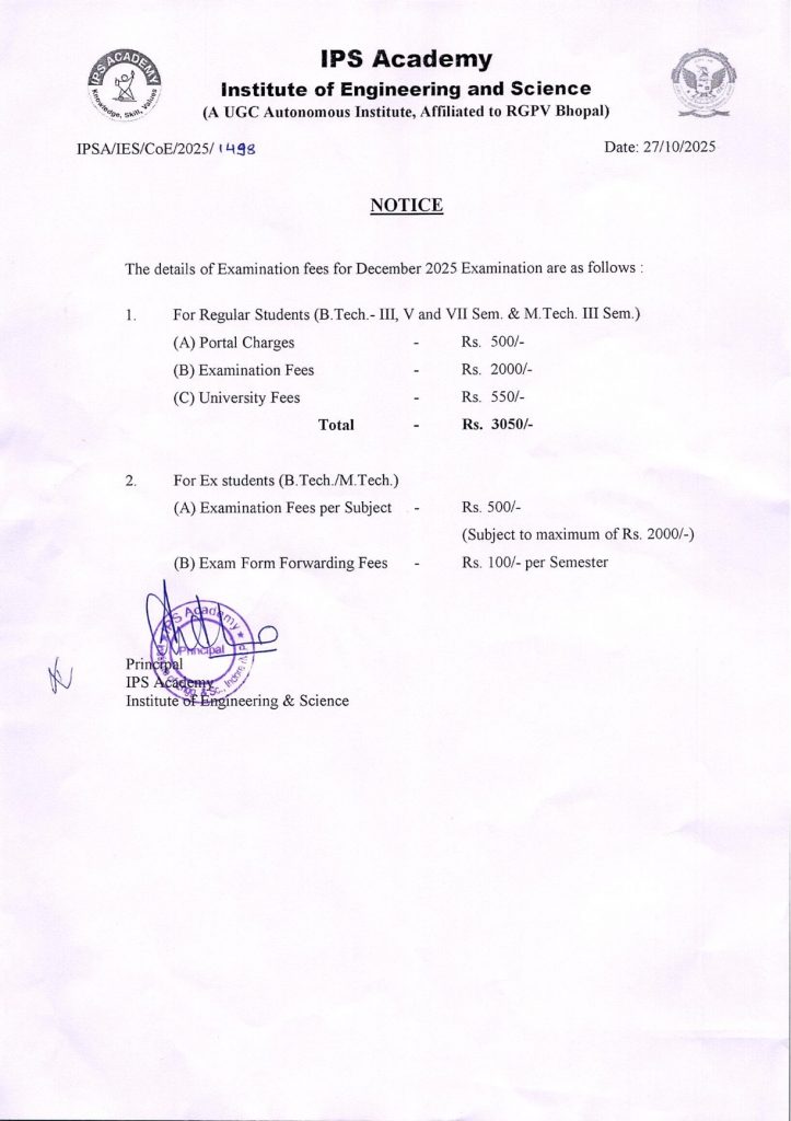 Exam Fee Details Notice_Dec 2025