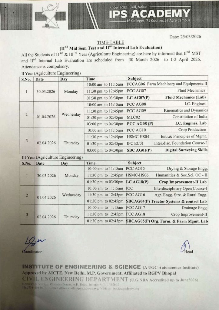 TIME TABLE MST-2_CE & AG_002