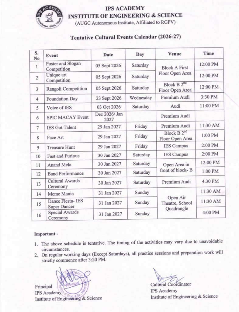 Academic Calender Updated 15-10-2026