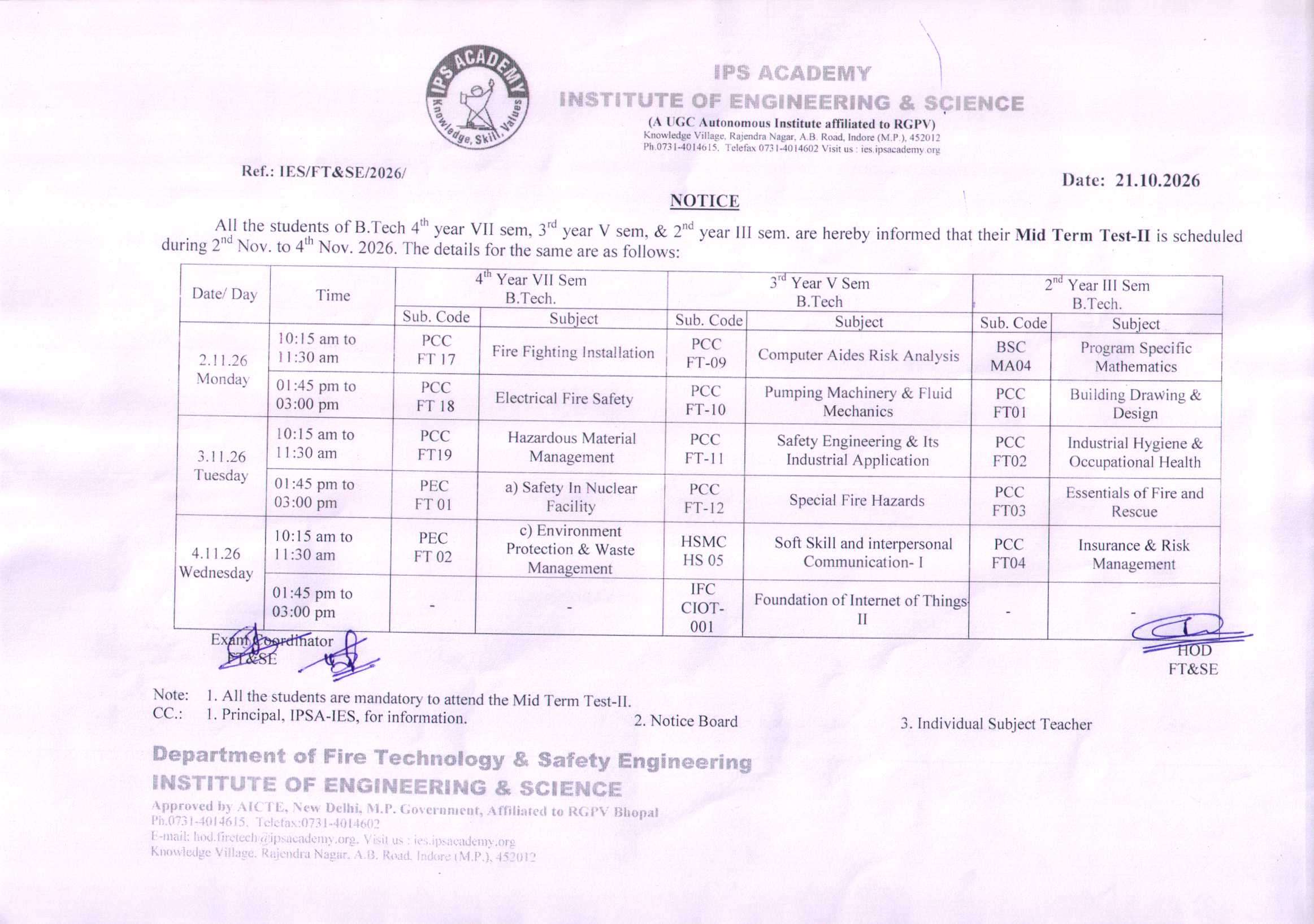 B.Tech. II MST Time Table.jpg